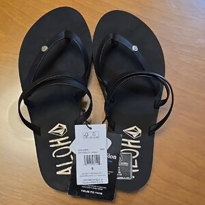 Volcom Women's Black Sandals